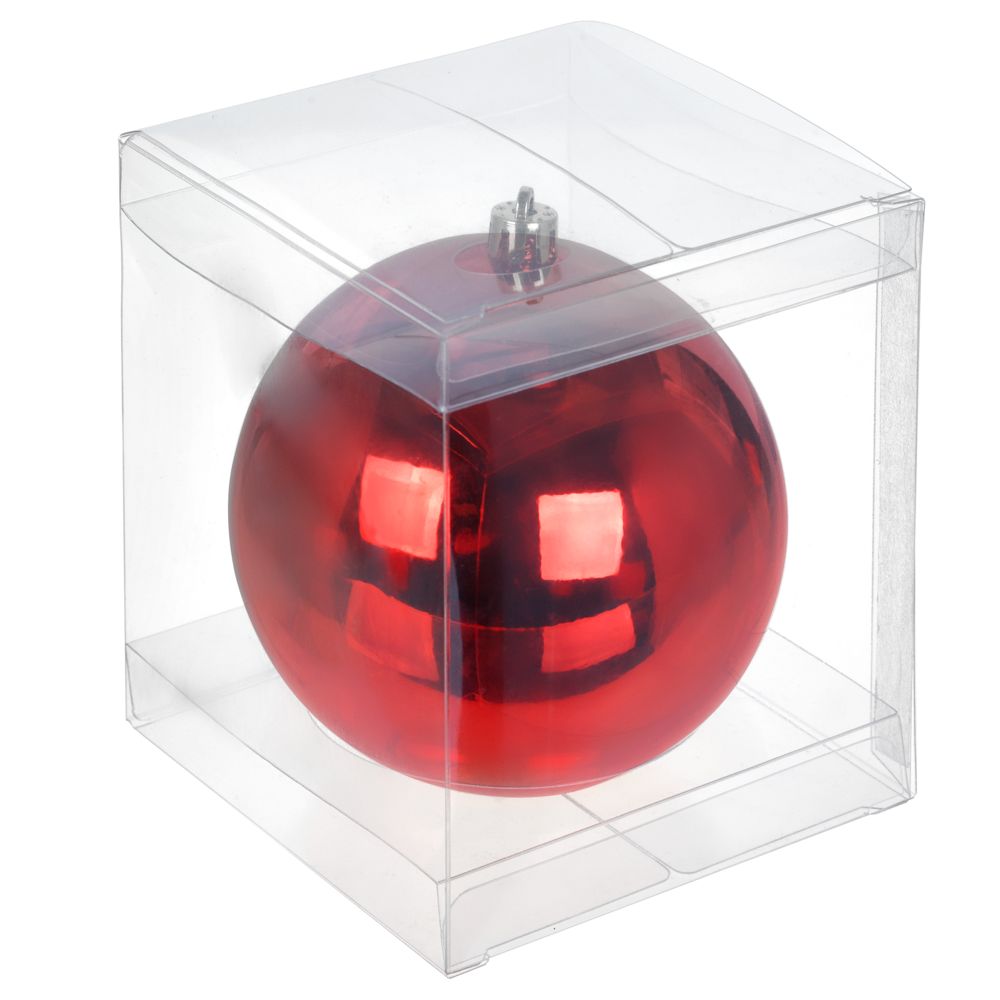 Прозрачная коробка для пластиковых шаров 10 см
