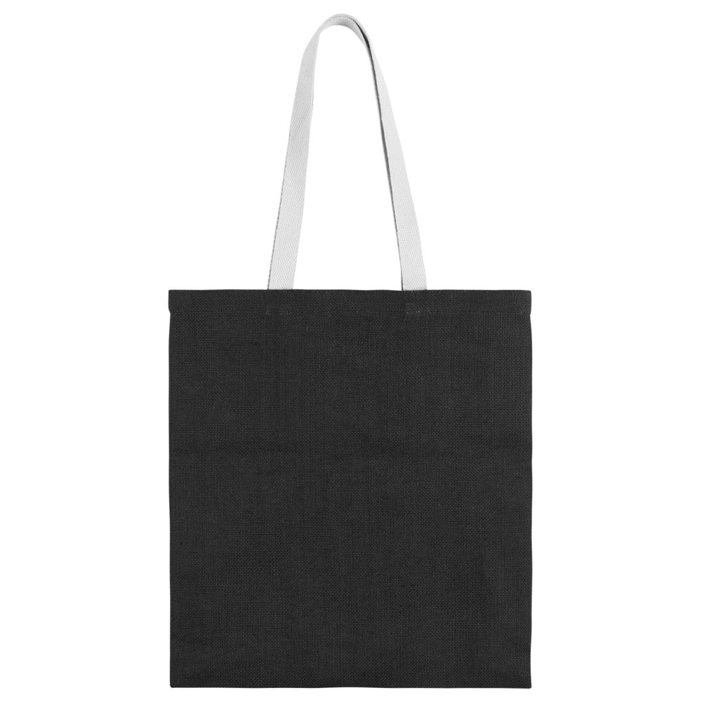 Холщовая сумка шоппер черная