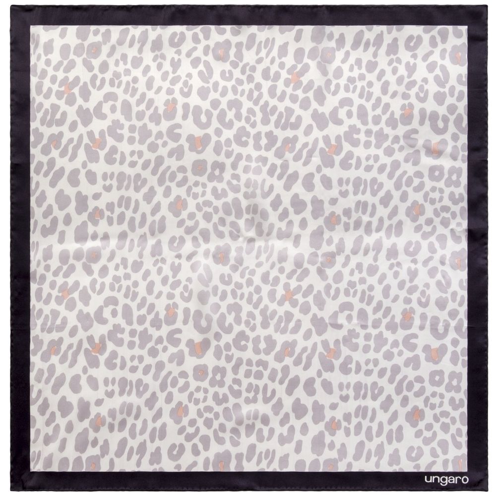 Платок Leopardo Silk, серый (01-UFM756K)