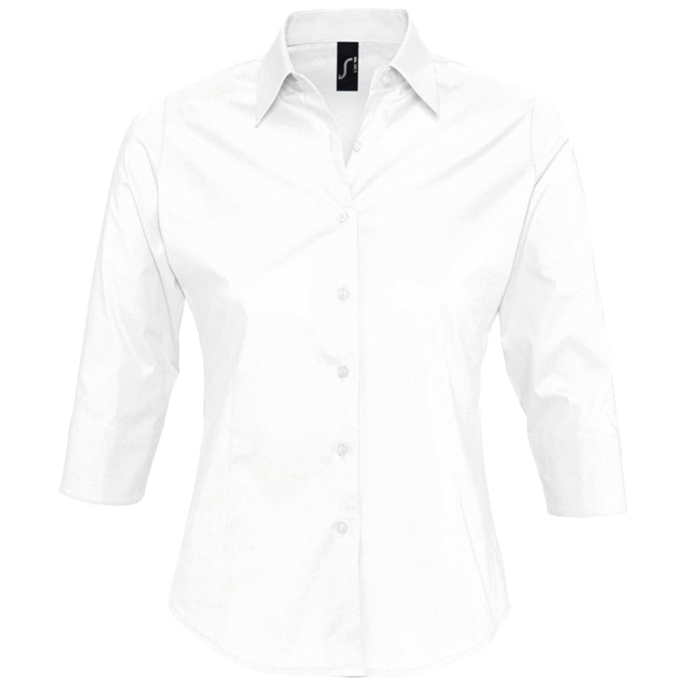 Рубашка женская с рукавом 3/4 EFFECT 140 белая (01-2510.60)