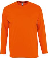 Футболка мужская с длинным рукавом MONARCH 150, оранжевая