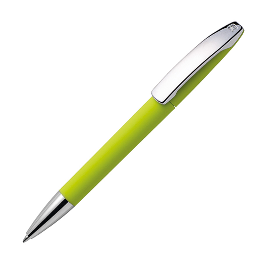 Ручка шариковая VIEW, покрытие soft touch, зеленое яблоко, пластик, металл