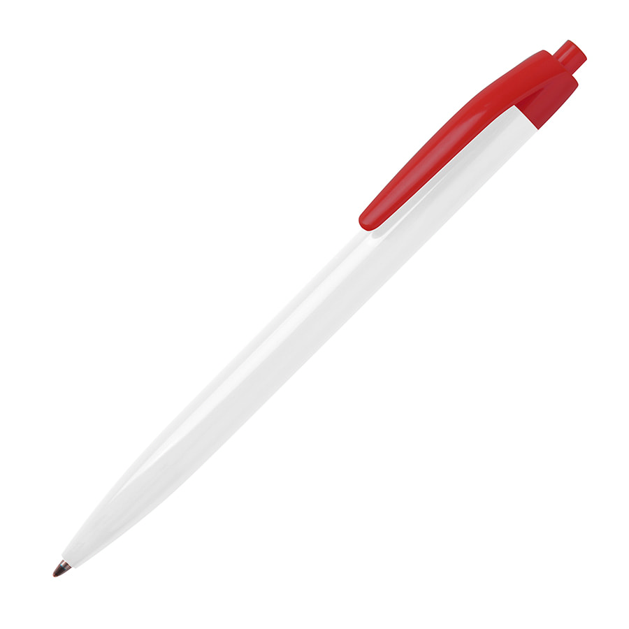 N8, ручка шариковая, белый/красный, пластик (02-22803/01/08)