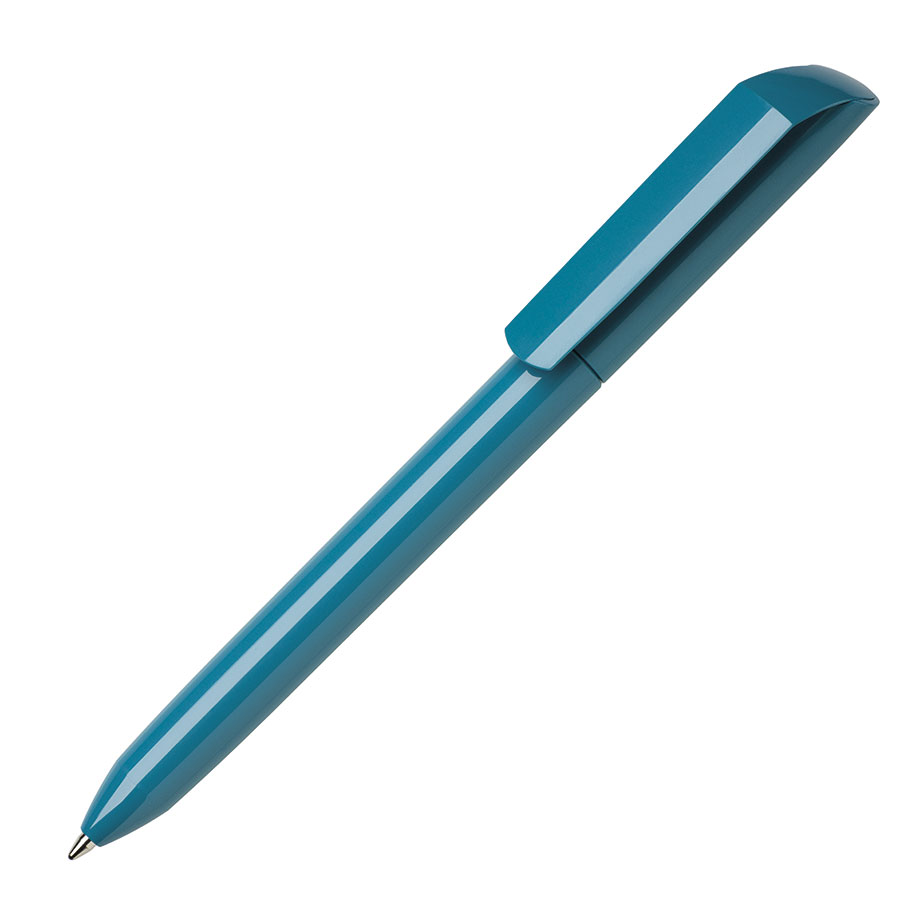 Ручка шариковая FLOW PURE, глянцевый корпус, морская волна, пластик