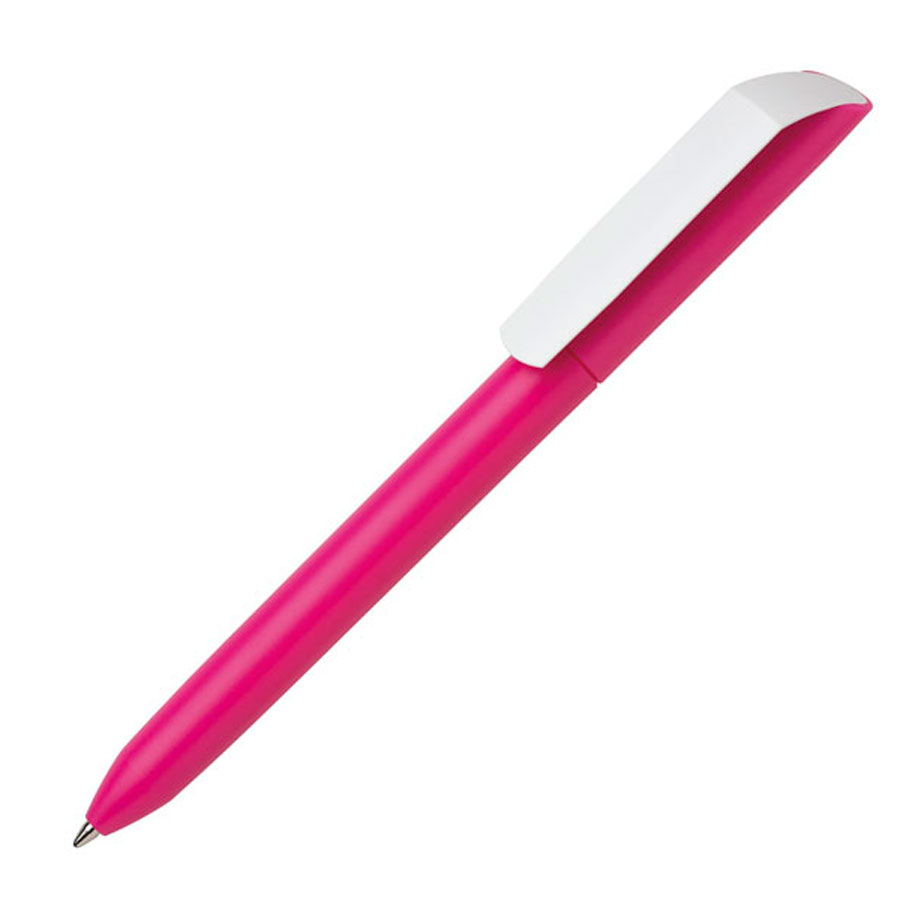 Ручка шариковая FLOW PURE, розовый, пластик