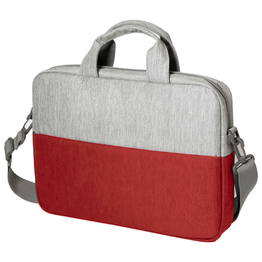 Конференц-сумка BEAM NOTE, серый/красный, 39х30х6.5 см, ткань верха:100% полиамид, под-д:100%полиэст (02-970122/088)