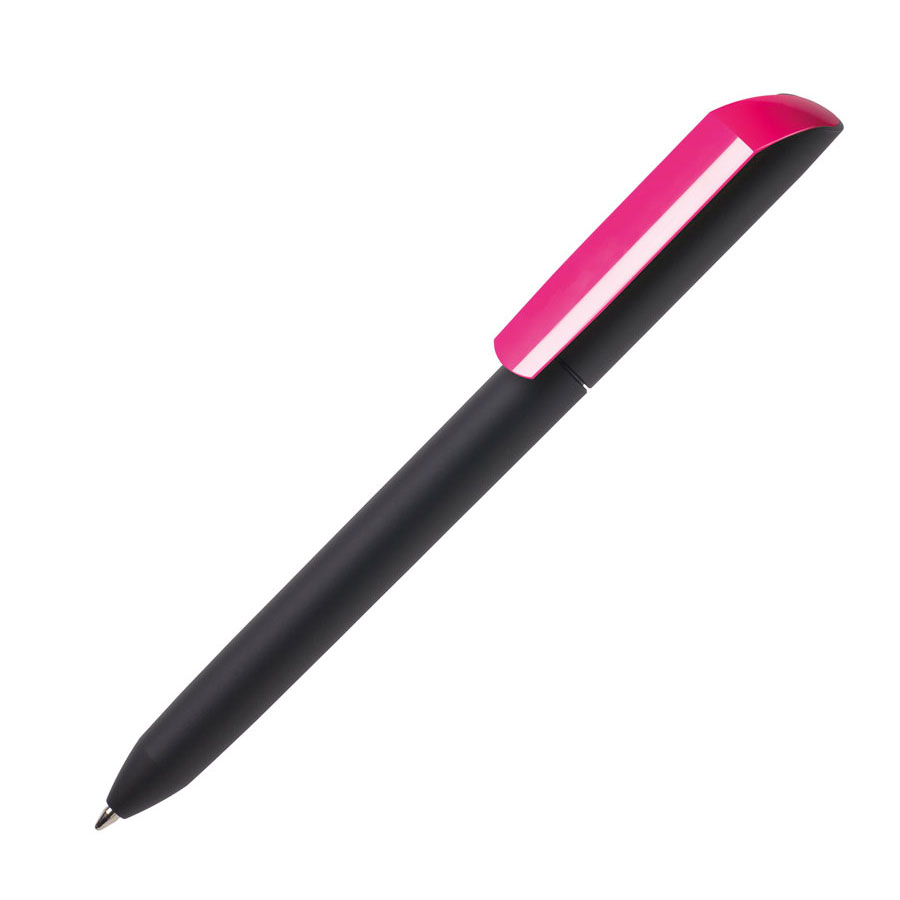 Ручка шариковая FLOW PURE, покрытие soft touch, розовый, пластик