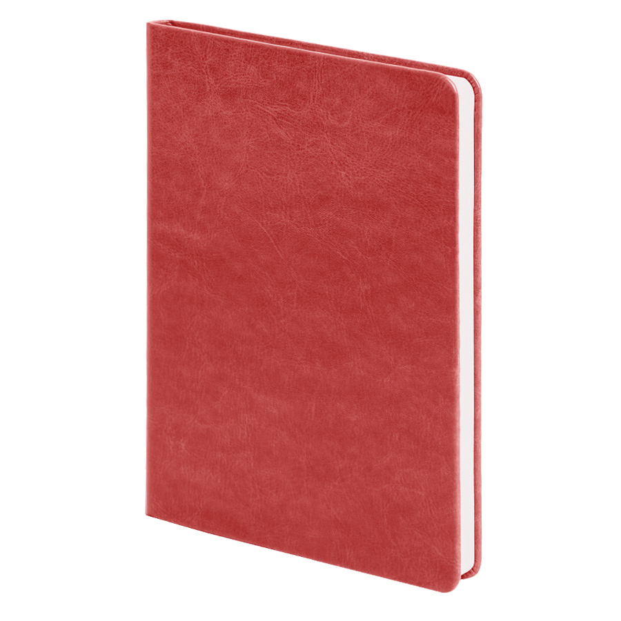 Ежедневник недатированный Duncan, А5,  красный, белый блок (02-24607/08)