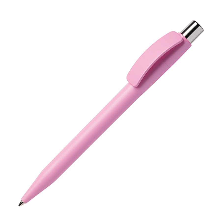 Ручка шариковая PIXEL CHROME, светло-розовый, пластик