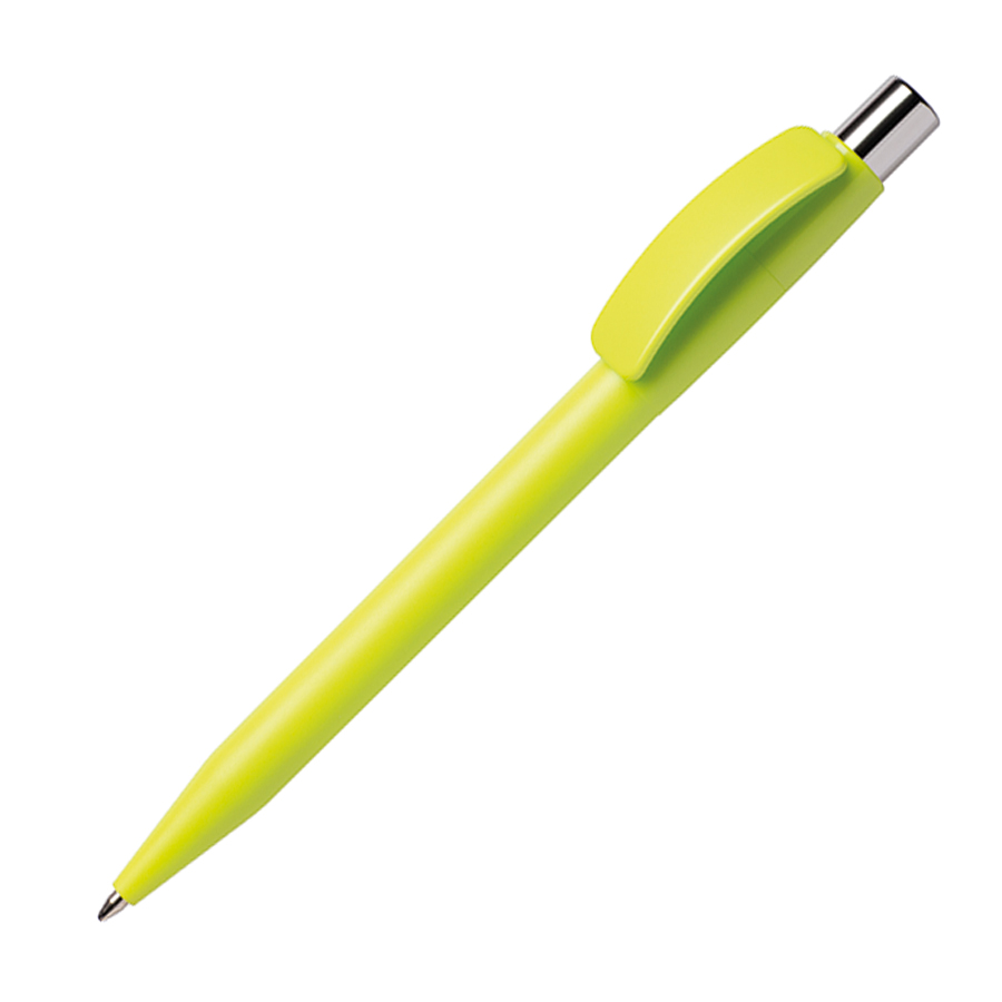 Ручка шариковая PIXEL CHROME, зеленое яблоко, пластик