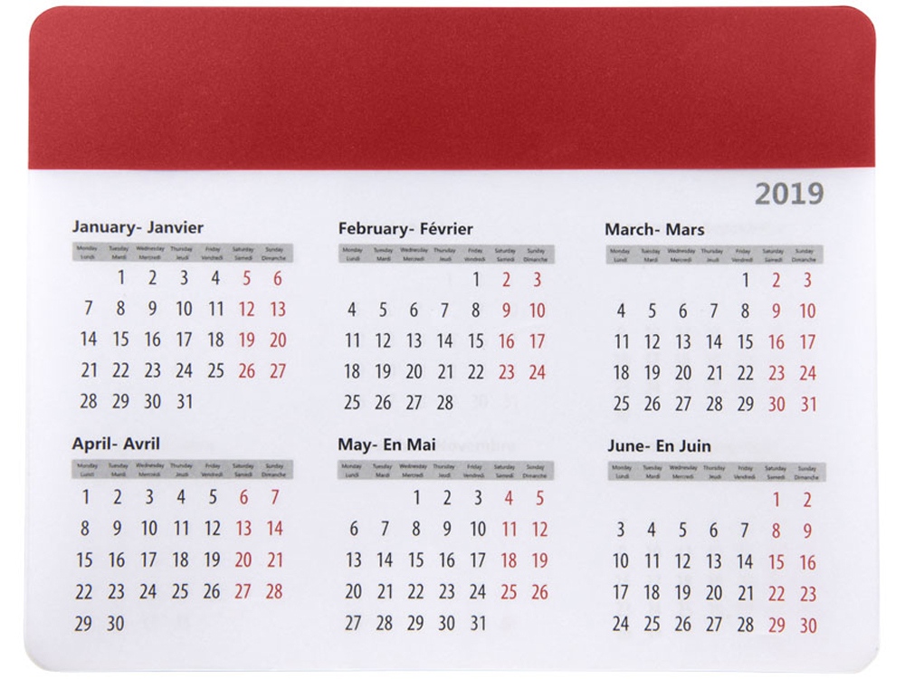 Коврик для мыши Chart с календарем (03-13496502)