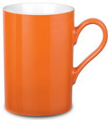 0351 Фарфоровая кружка Prime Colour, оранжевая (05-0351)